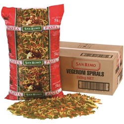 #121 Vegeroni Spirals 10kg Bulk