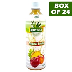 Aloe Vera Tropical Fruits 24x490ml