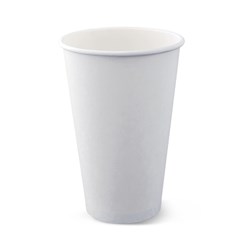 Cups Single Wall 16oz White 50s