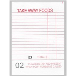 Docket Books Red Take Away 10s