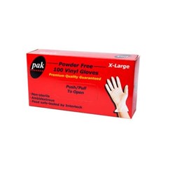 Gloves Vinyl Extra Large Powder Free 100s