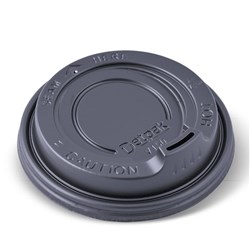 Lids Coffee Cup Black 12/16oz 100s