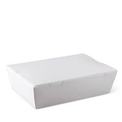 Lunch Box Medium White 200s