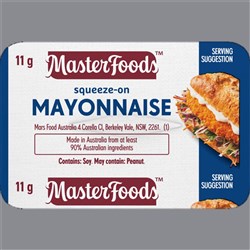 Mayonnaise Dressing Portions 100x11g