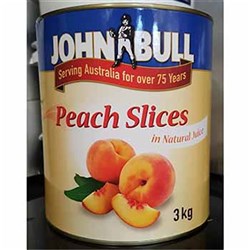 Peaches Sliced 3Kg