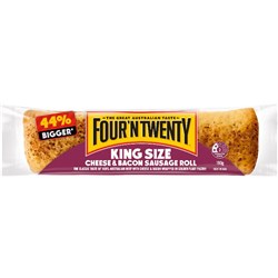 Sausage Roll Cheese & Bacon King Size 24x180g