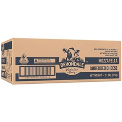Shredded Mozzarella Cheese 2x6Kg
