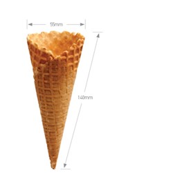 Waffle Natural Top Cones B 312s