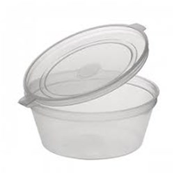 Round Containers 70ml Hinged 1000s