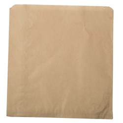 Bags Brown Plain 4 Square 500s