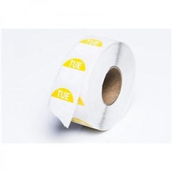 Label Tuesday Circle 24mm 1000s