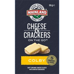 Cracker & Colby Cheese On The Go 7x50g