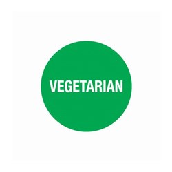 Label Vegetarian 1000s