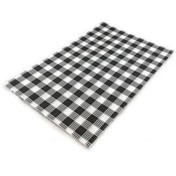 Grease Proof Paper Black Gingham Foopak