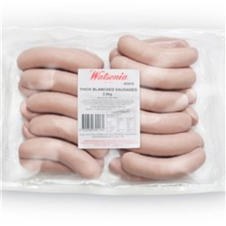 Thick Blanched Sausages 2.5Kg