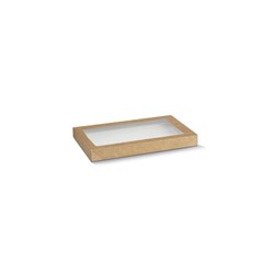 Kraft Catering Tray Lid Small 280x180x30mm 100s
