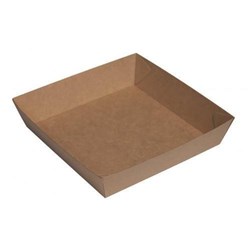 Kraft Tray #2 240s 178x178x45mm
