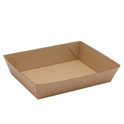Kraft Tray #3 240s 180x134x45mm