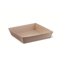 Kraft Tray #4 250s 225x152x45mm
