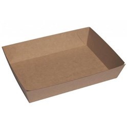 Kraft Tray #5 100s 225x179x58mm