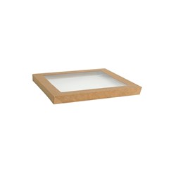 Kraft Catering Tray Lid Medium 382x275x30mm 100s