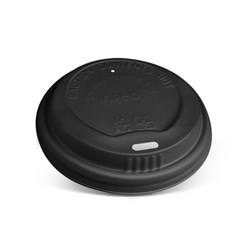 Lids Biodegradable 8-20oz Black 50s