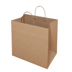 Brown Large with Twisted Handle 250s (Uber Bag)