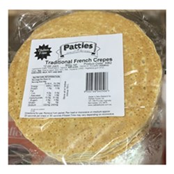Crepes Traditional French Gluten Free 12s