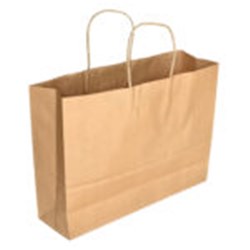 Kraft Brown Medium Twisted Handle 250s (Uber Bag)