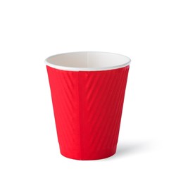 Cups Double Wall 12oz Red 40s