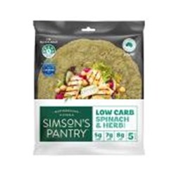 12" Spinach Tortillas 12s