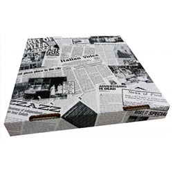 Pizza Boxes 10inch News Print 50s