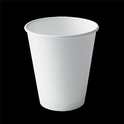 Cup Coffee Single Wall White 12oz 50s