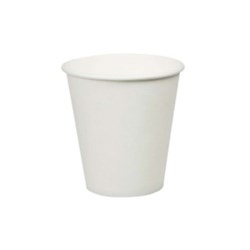 Cup Coffee Single Wall White 8oz 50s