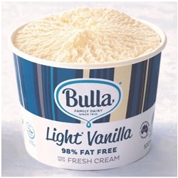 Ice Cream Cup Health Care Light Vanilla 54x100ml