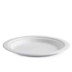 Plates 9inch White Sugarcane 125s