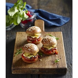 Hamburger Slider Seeded 2.5" 144s