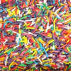 Rainbow Sprinkles Dollarettes 1Kg