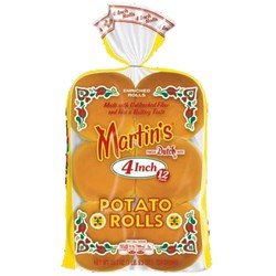 Potato Bun Sandwich Rolls 4" 60s