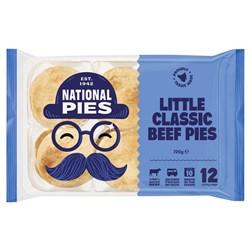 Party Pies Little Classic Beef 48x60g