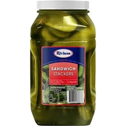Sandwich Stackers Gherkins Sliced 2.2Kg