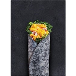 12" Black Seasome Tortillas 12s