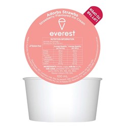 Dixie Cups Strawberry 24x100ml