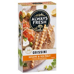 Grissini Sesame & Sea Salt 6x125g