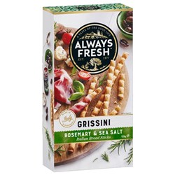 Grissini Rosemary & Sea Salt 6x125g