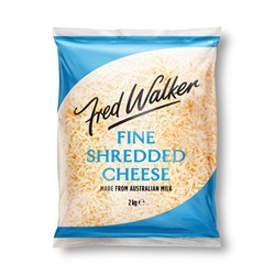 Fine Shredded Tasty Cheddar 2Kg