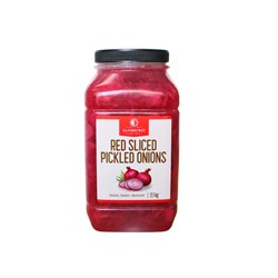 Red Pickled Onions Sliced 2.1Kg