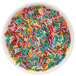 Rainbow Sprinkles (Jimmies) 12Kg