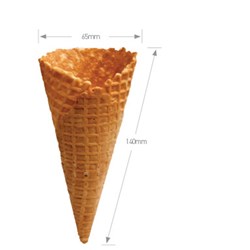 Waffle Natural Top Cones C 240s