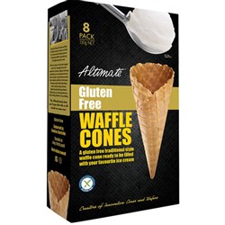 Waffle Cones Medium Gluten Free 8s